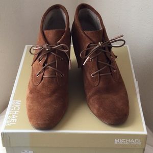 Michael Kors suede booties